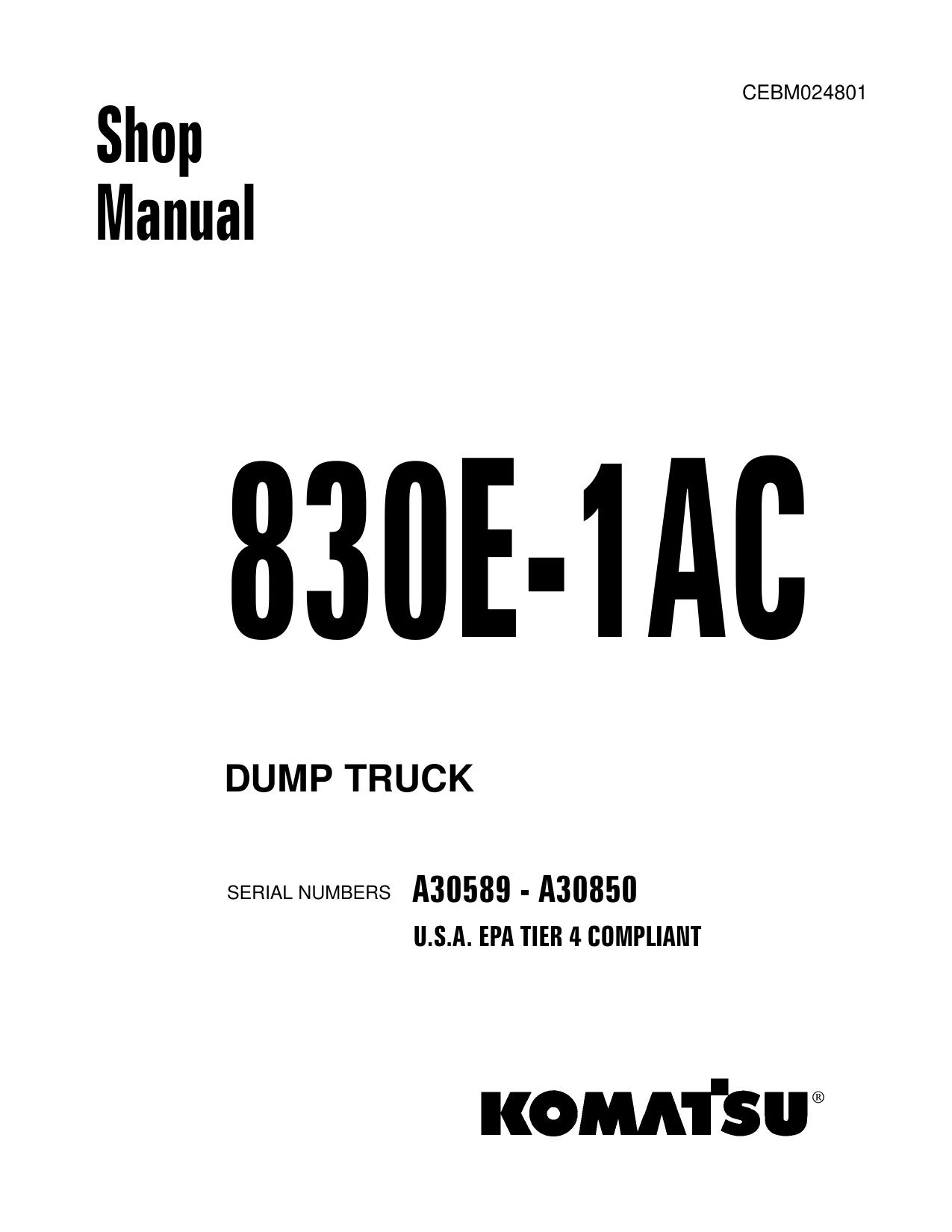 830E-1AC Shop Manual (2)